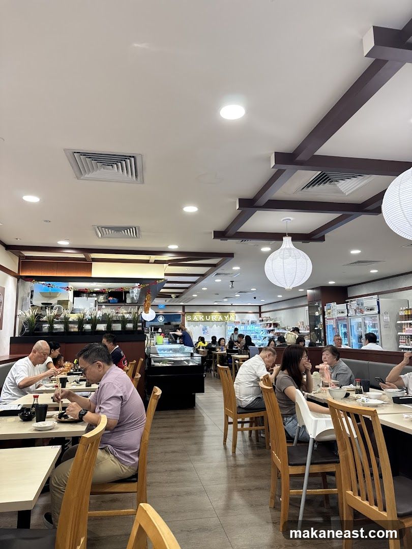 Restaurant Interior with Diners