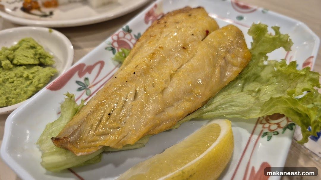 Grilled Fish with Lemon and Wasabi