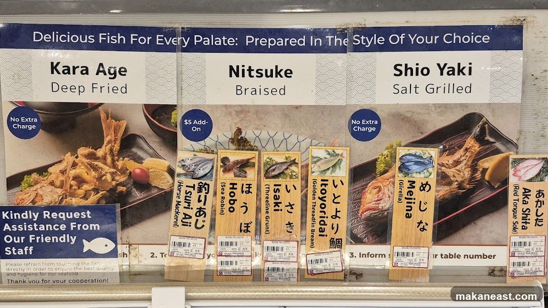 Fish Preparation Styles and Options