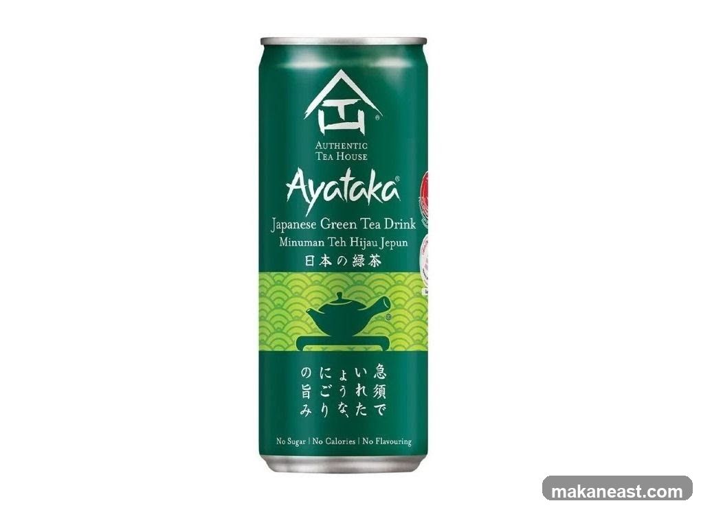 Ayataka Japanese Green Tea Drink Can
