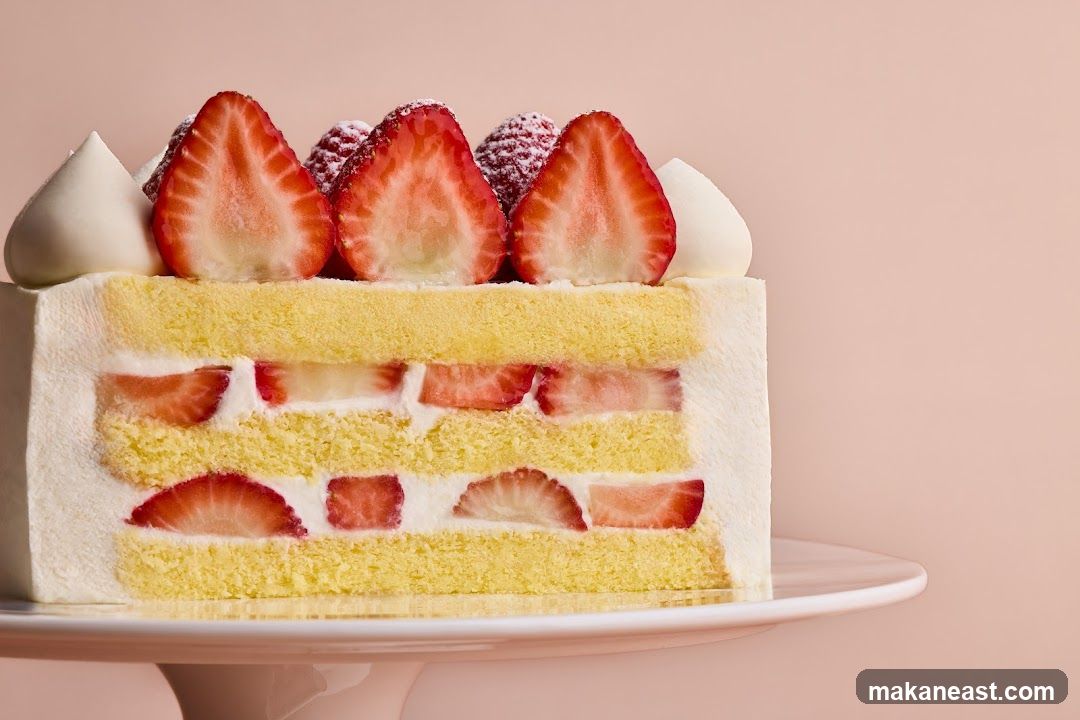 Strawberry Shortcake Slice
