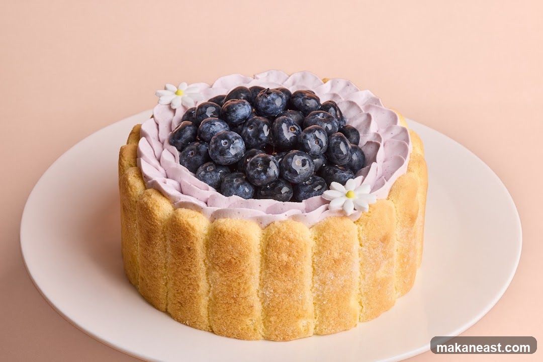 Blueberry Charlotte Cake