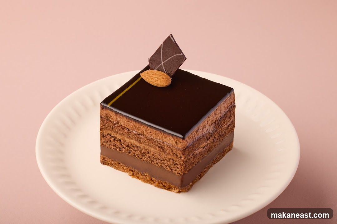 Chocolate Opera Cake Slice