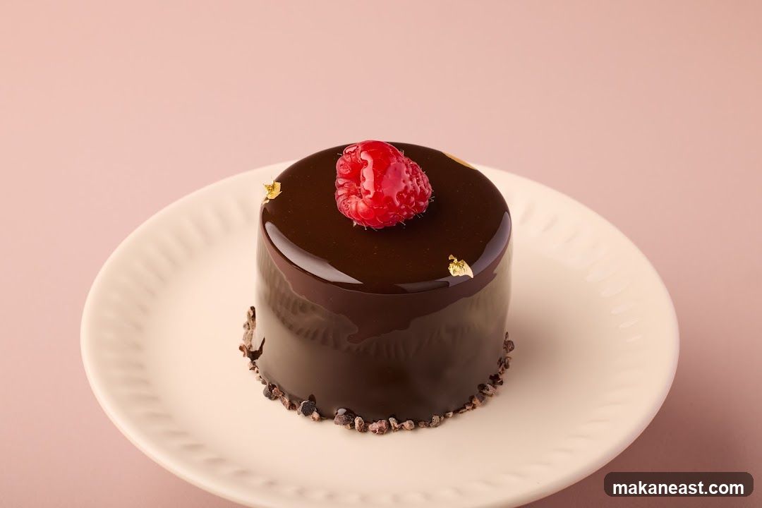 Chocolate Raspberry Mousse Cake