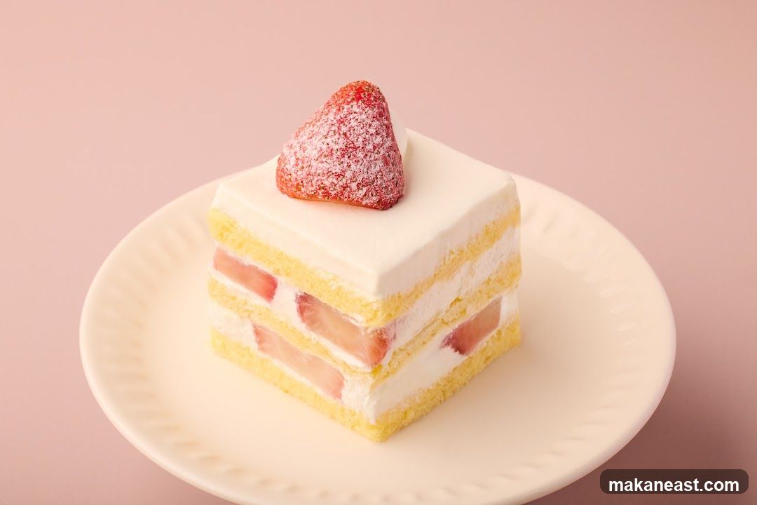 Strawberry Shortcake Slice