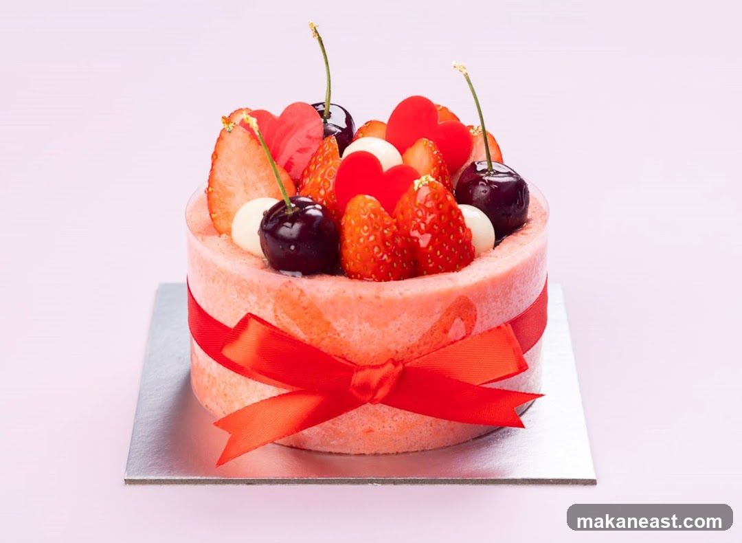 Strawberry and Cherry Cake