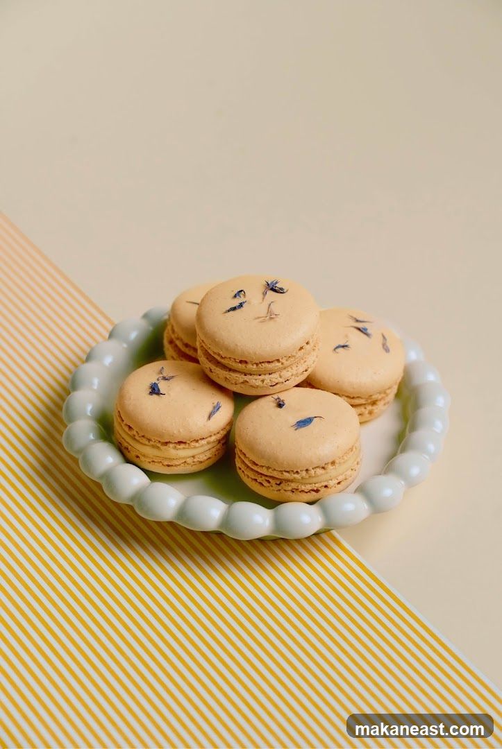 Macarons on a Plate