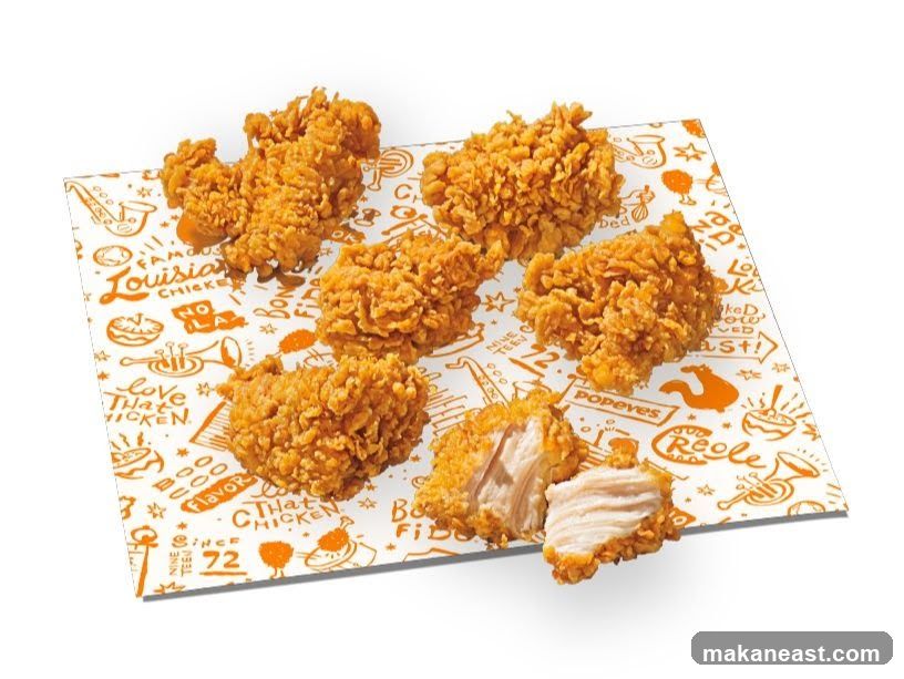 Popeyes Chicken Pieces