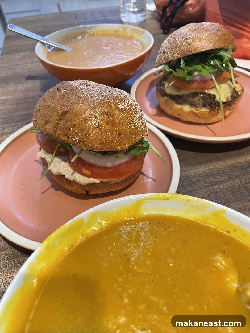 Burgers and Soup