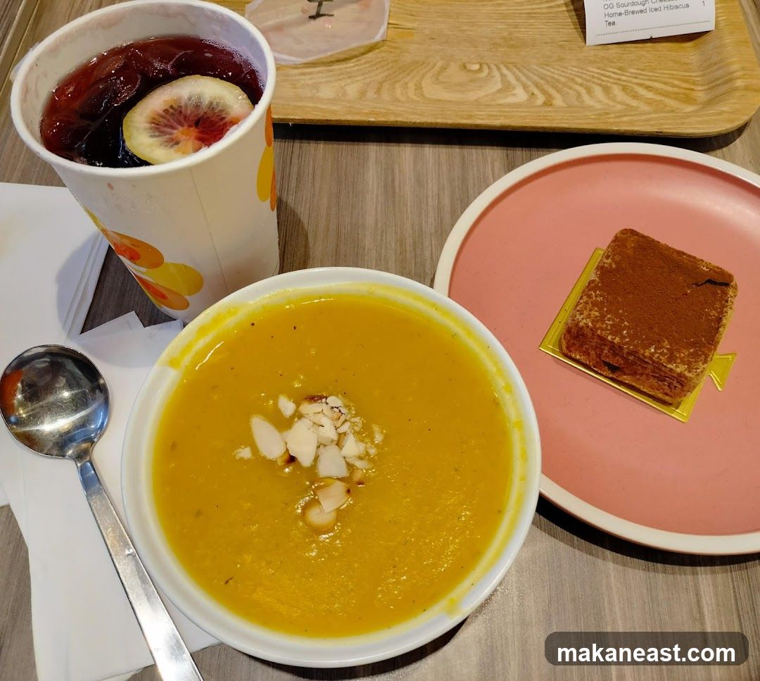 Soup, Drink, and Dessert