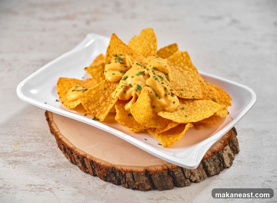 Nachos with Cheese Sauce