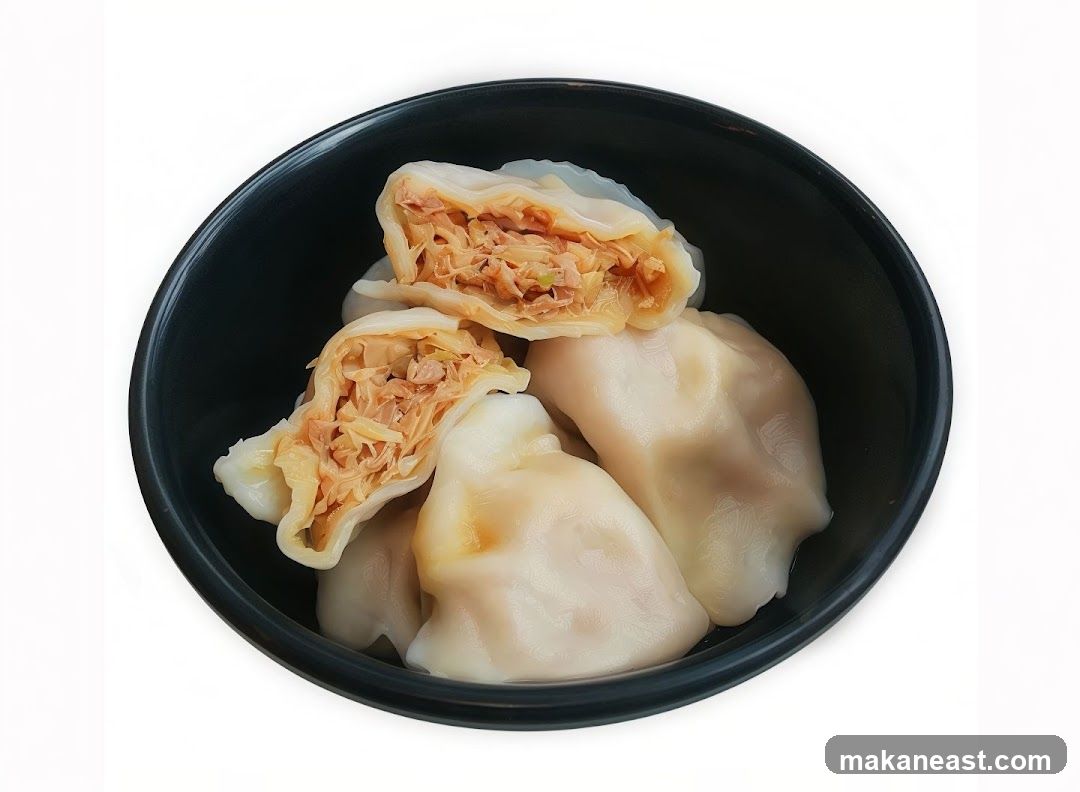 Dumplings in a Bowl