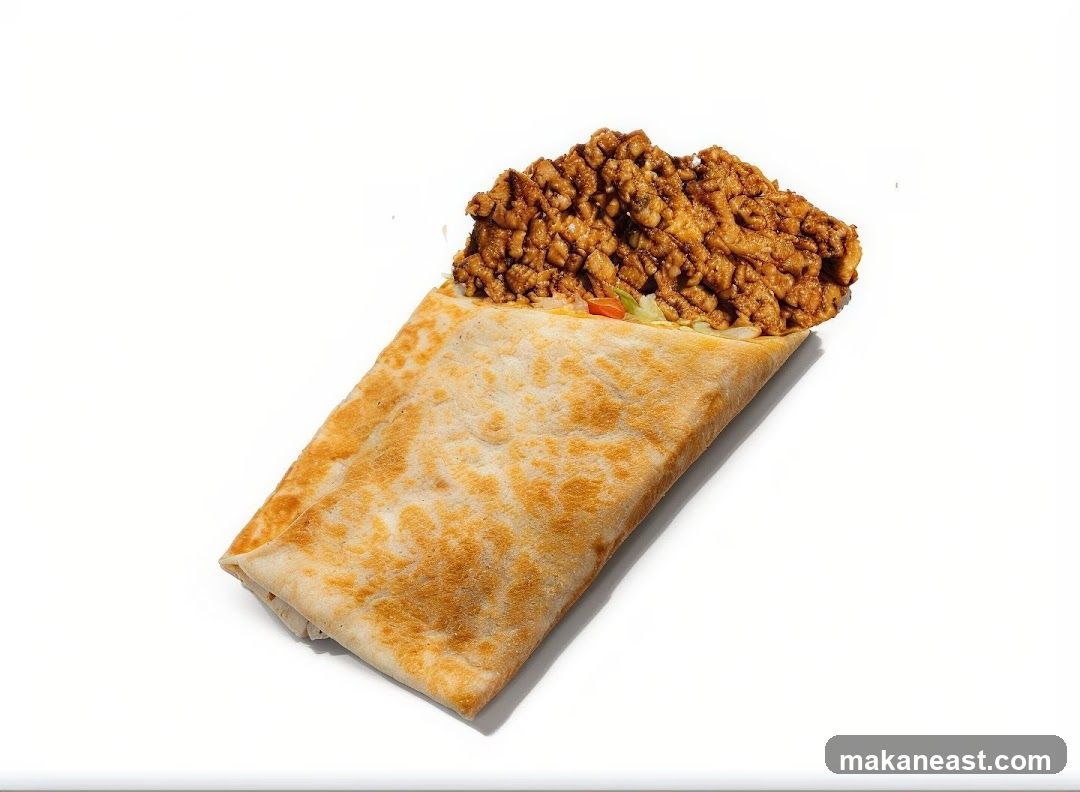 Burrito with Meat Filling