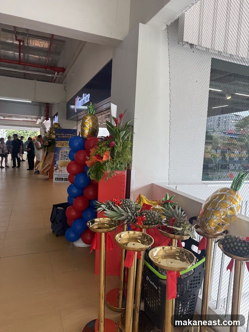 FairPrice Store Opening Decorations