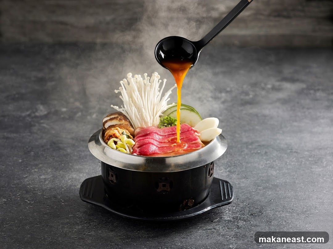 Hot Pot Being Served