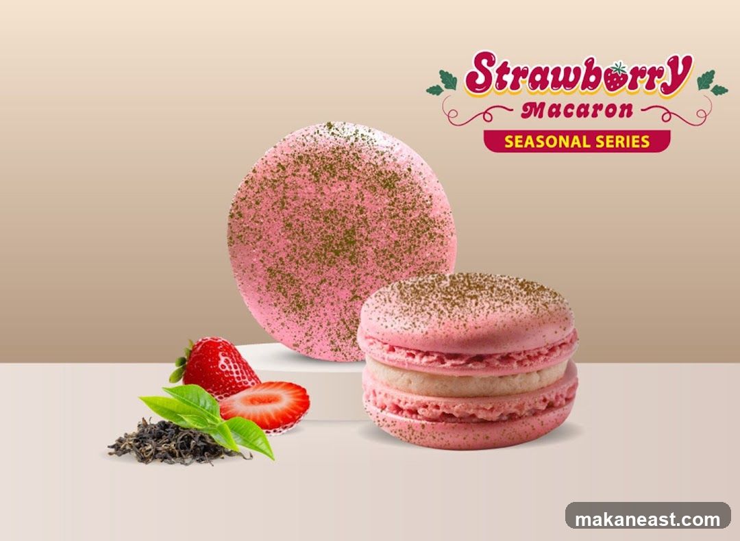 Strawberry Macaron