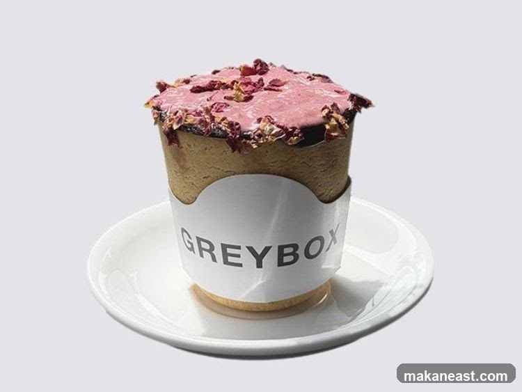 Dessert with Pink Topping