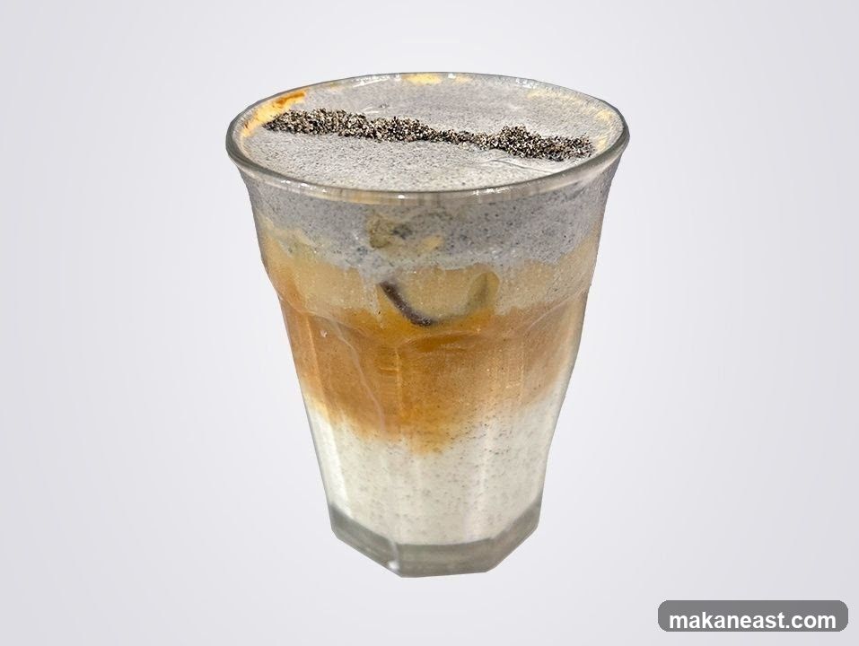 Layered Drink with Topping