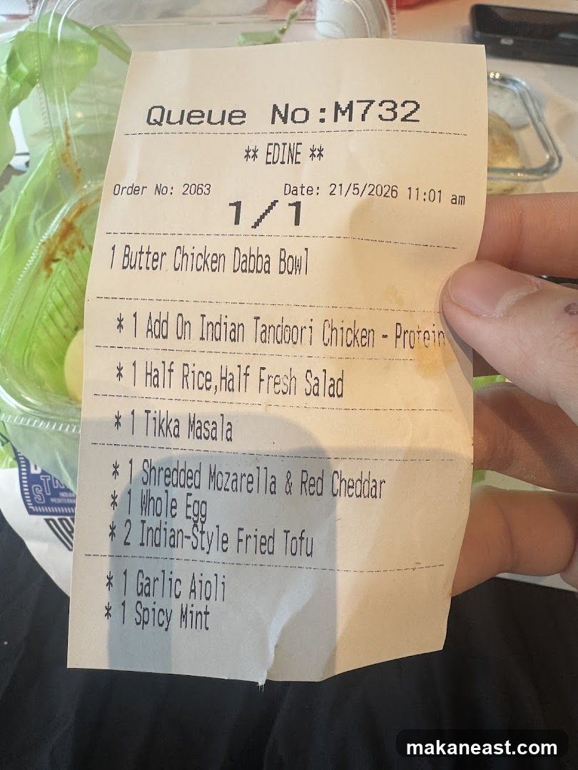 Order Receipt