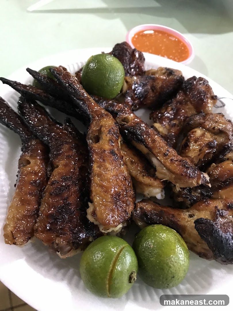 Grilled Chicken Wings with Lime and Sauce