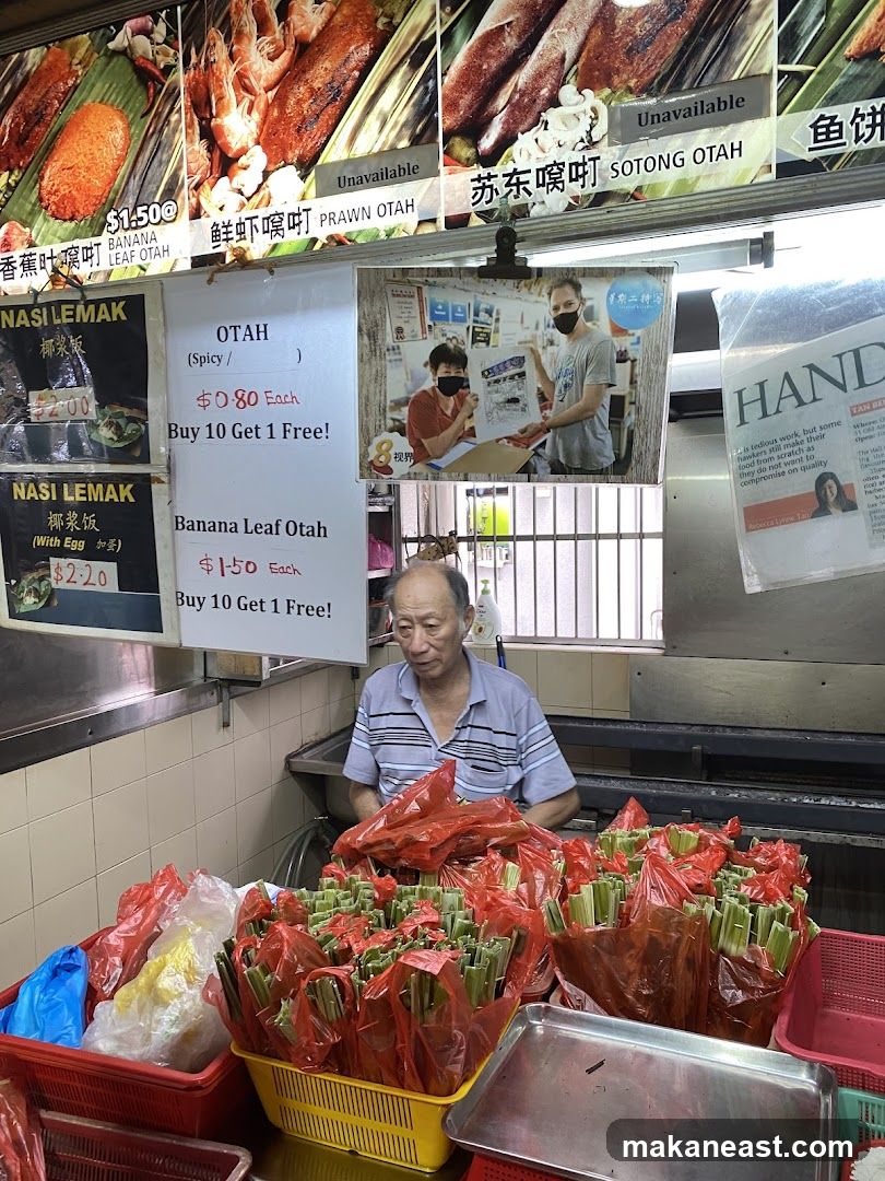 Food Stall with Man