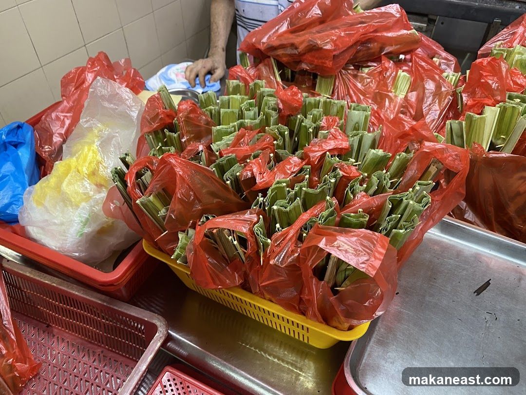 Food Wrapped in Leaves