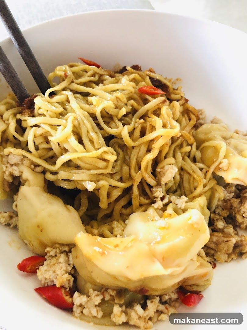Noodles with Wontons