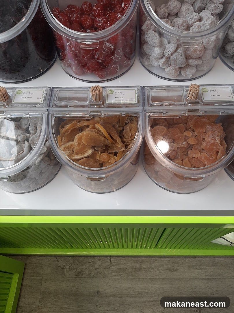 Assortment of Dried Fruits and Candies