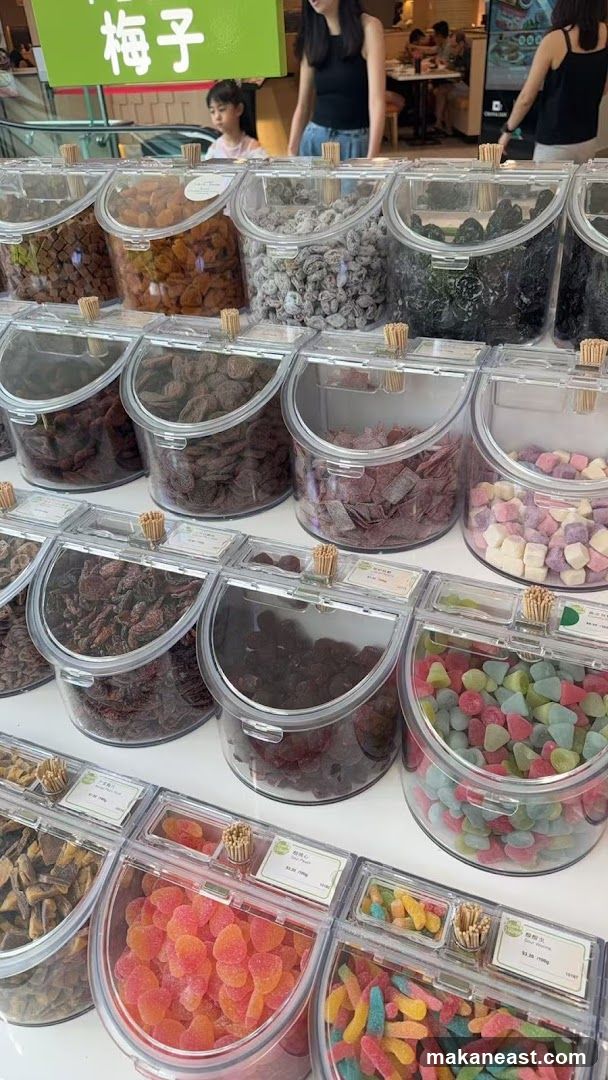 Candy and Dried Fruit Display
