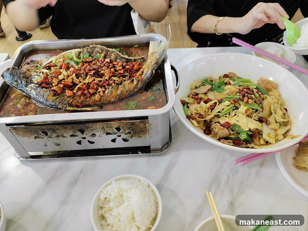 Spicy Fish and Noodle Dish