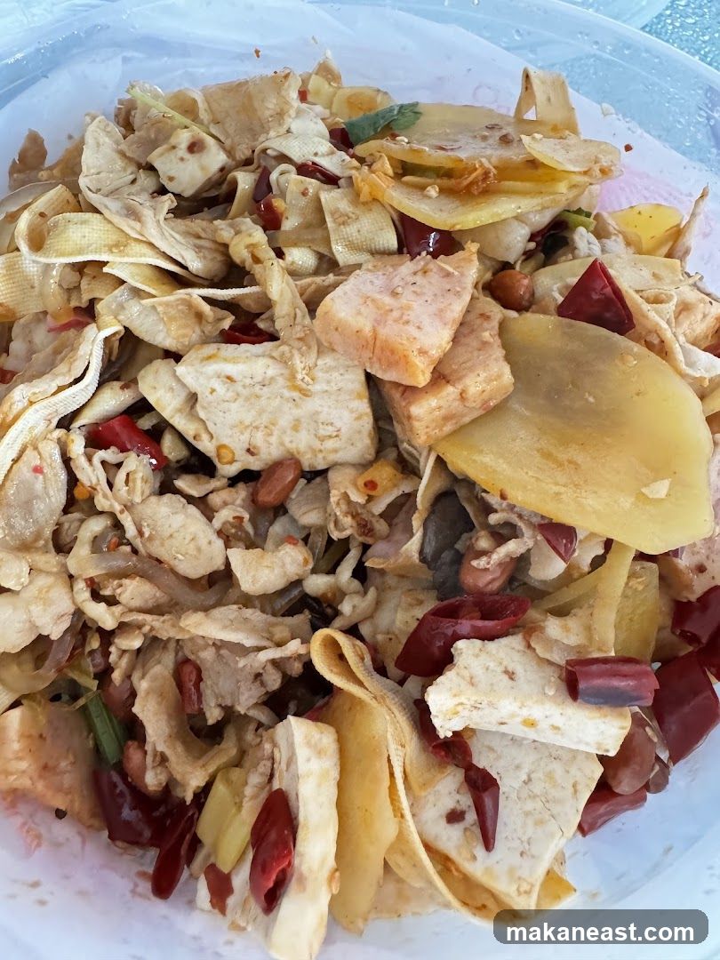 Spicy Tofu and Vegetable Salad