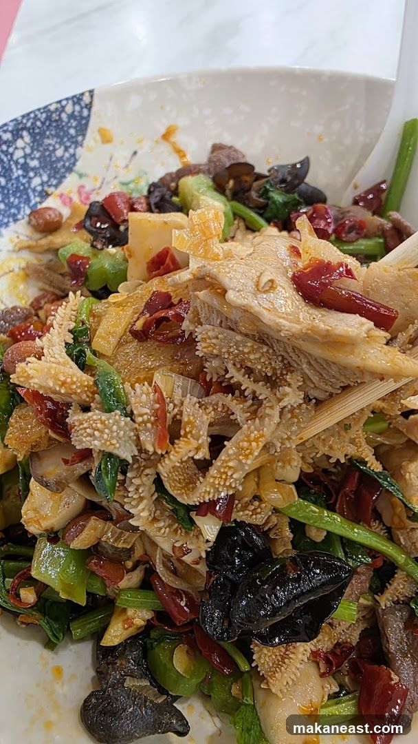 Spicy Tripe and Vegetable Dish