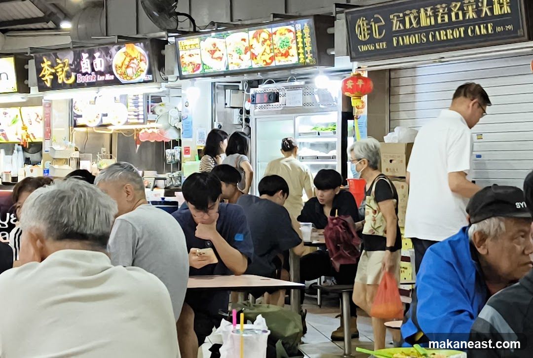 Food Stall with Customers