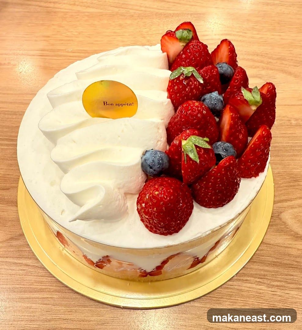 Strawberry and Blueberry Cake