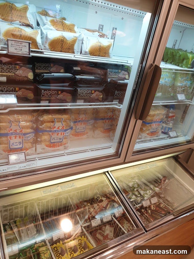 Frozen Desserts Display