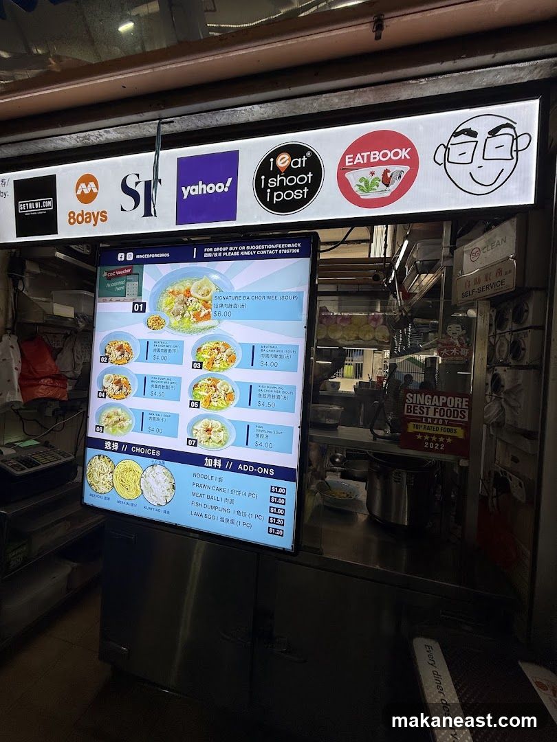 Food Stall Menu