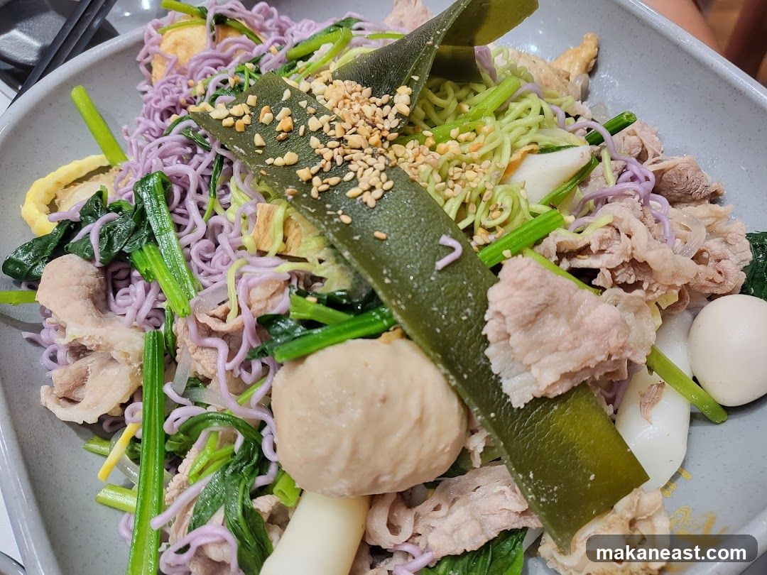 Noodle Dish with Meat and Vegetables