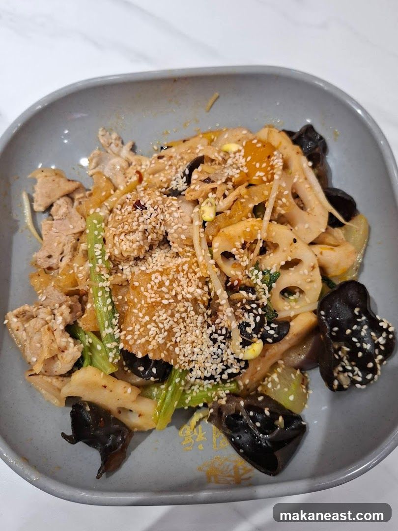 Spicy Stir-fry with Pork and Vegetables