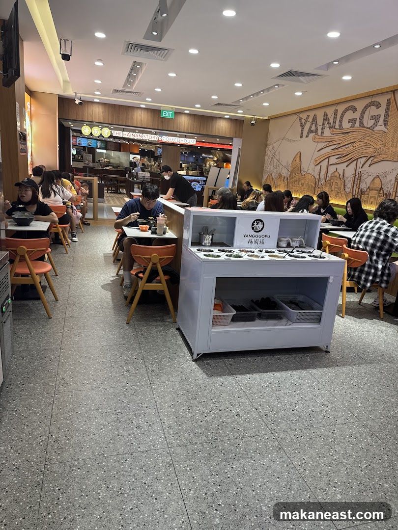 Restaurant Interior with Diners