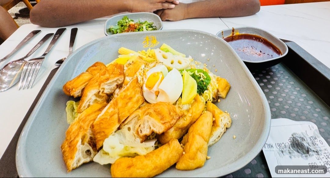 Fried Dough and Salad