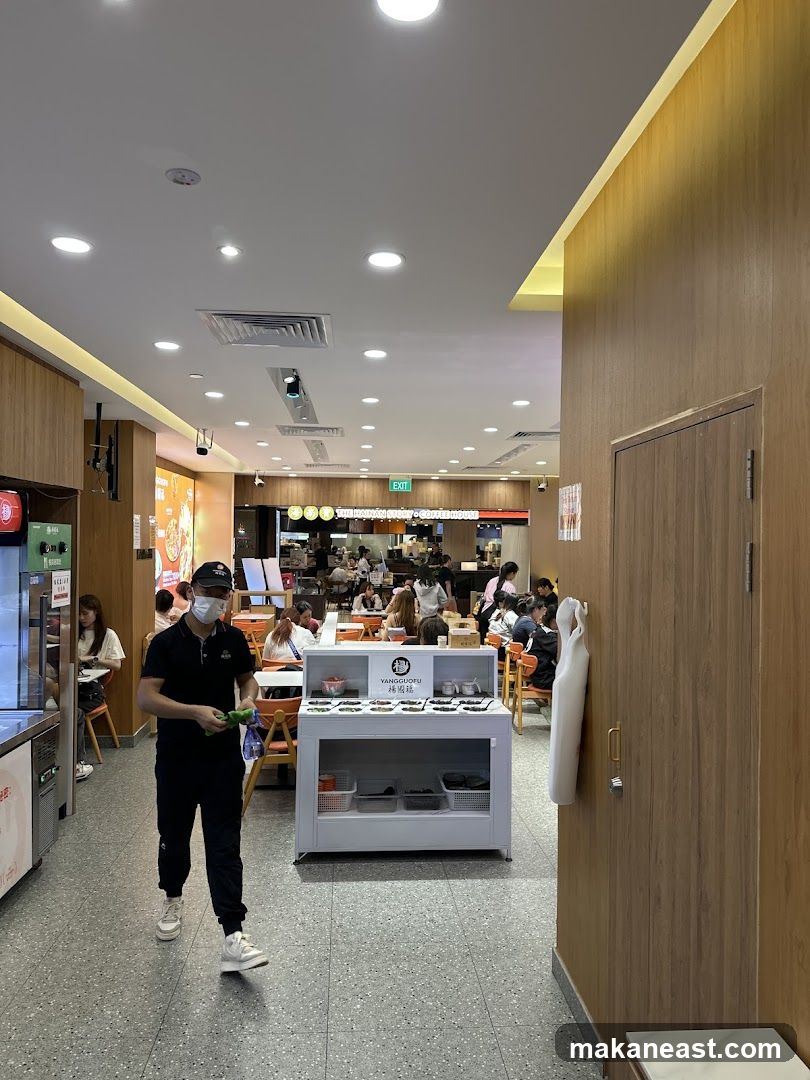 Restaurant Interior with Staff and Diners