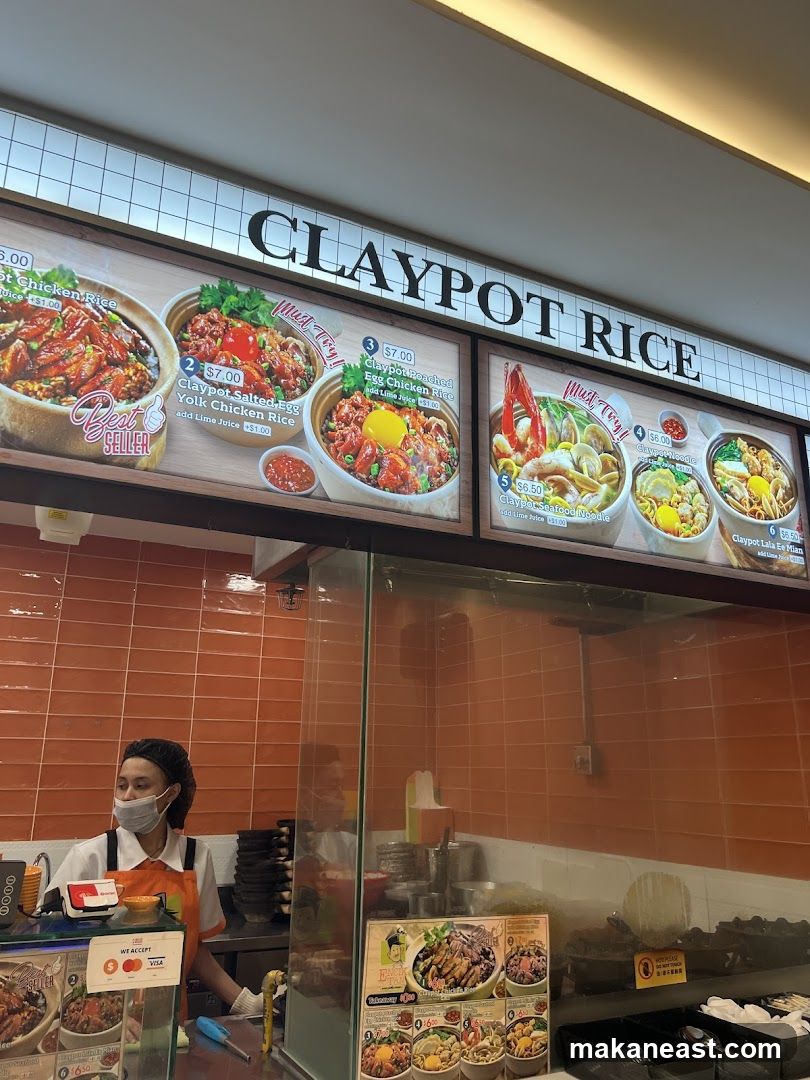Claypot Rice Menu