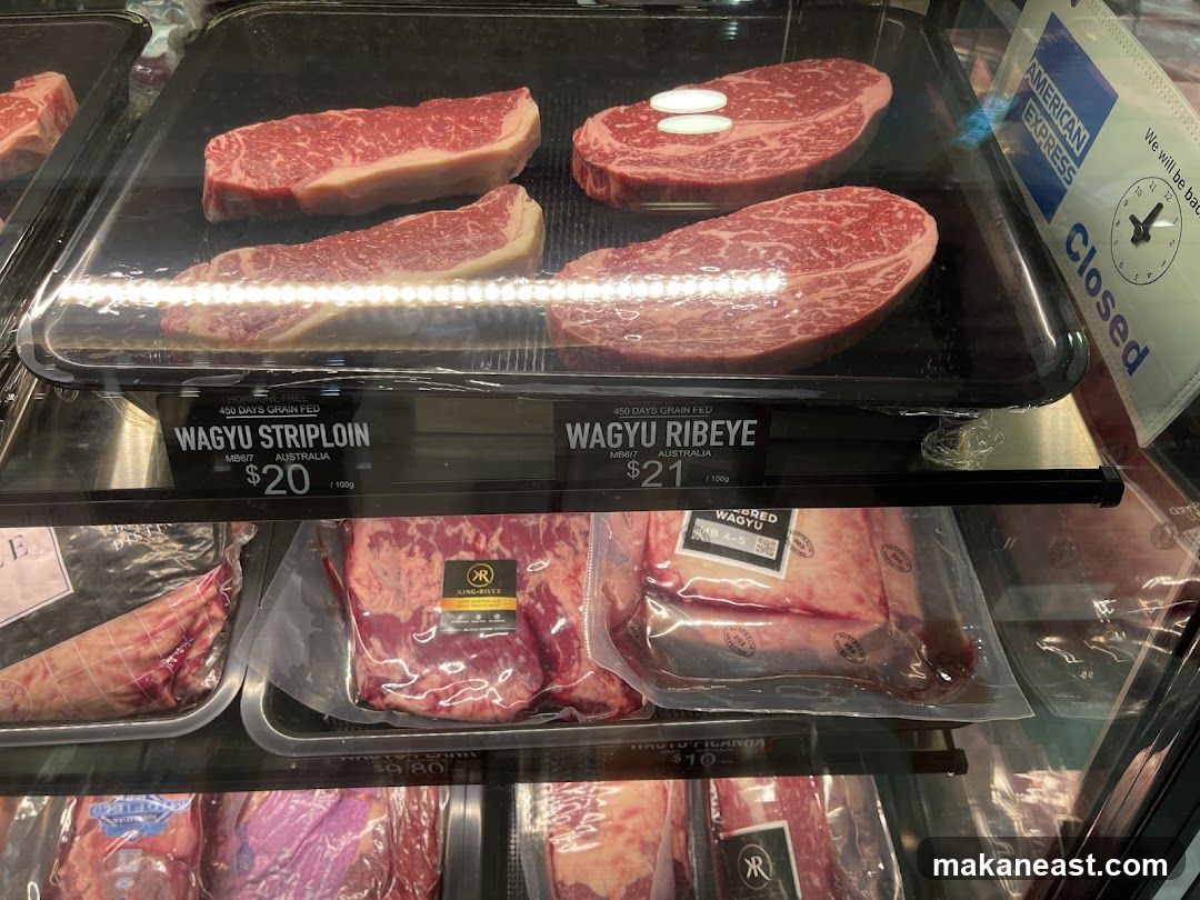 Wagyu Beef Display