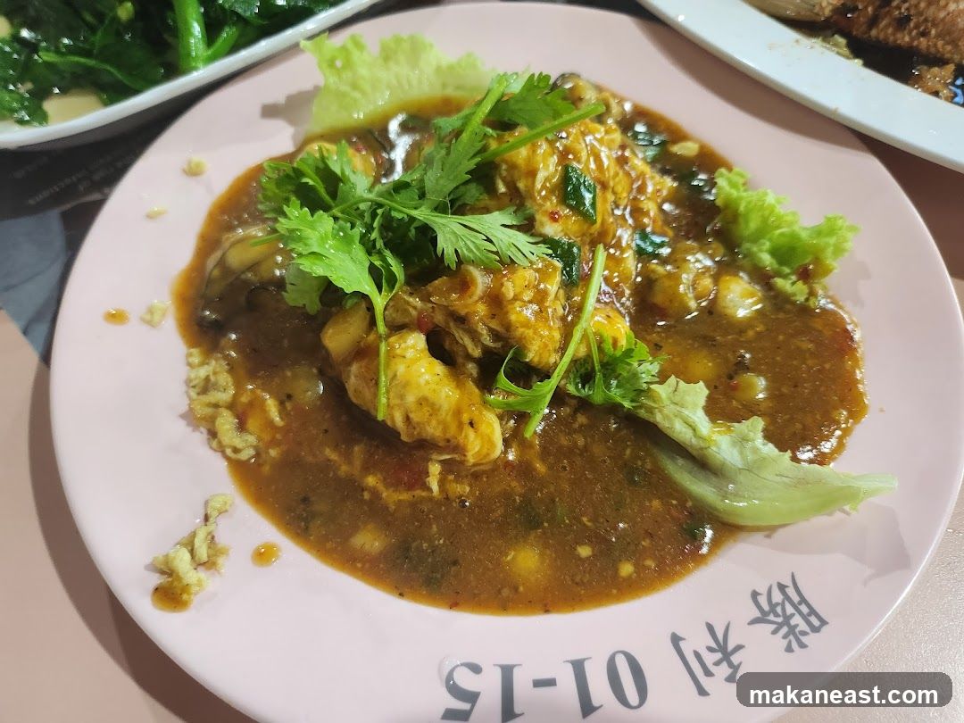 Oyster Dish with Sauce