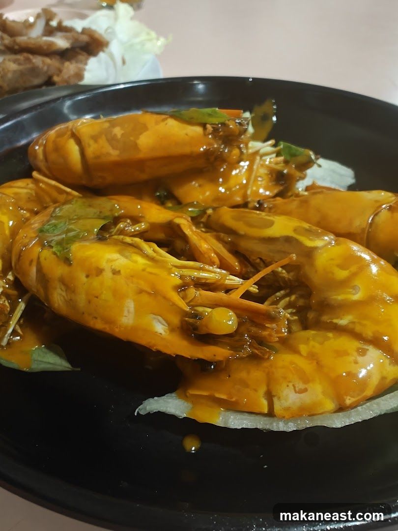 Prawns in sauce