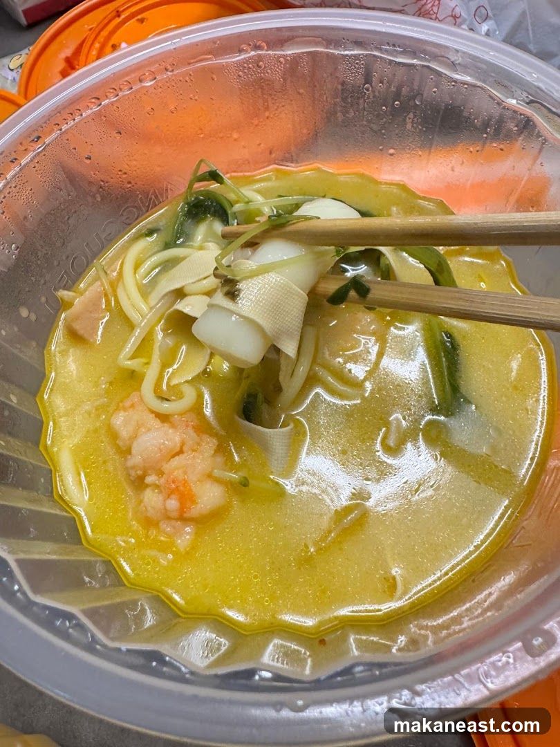 Noodle Soup with Shrimp