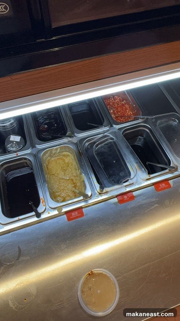Condiment Bar