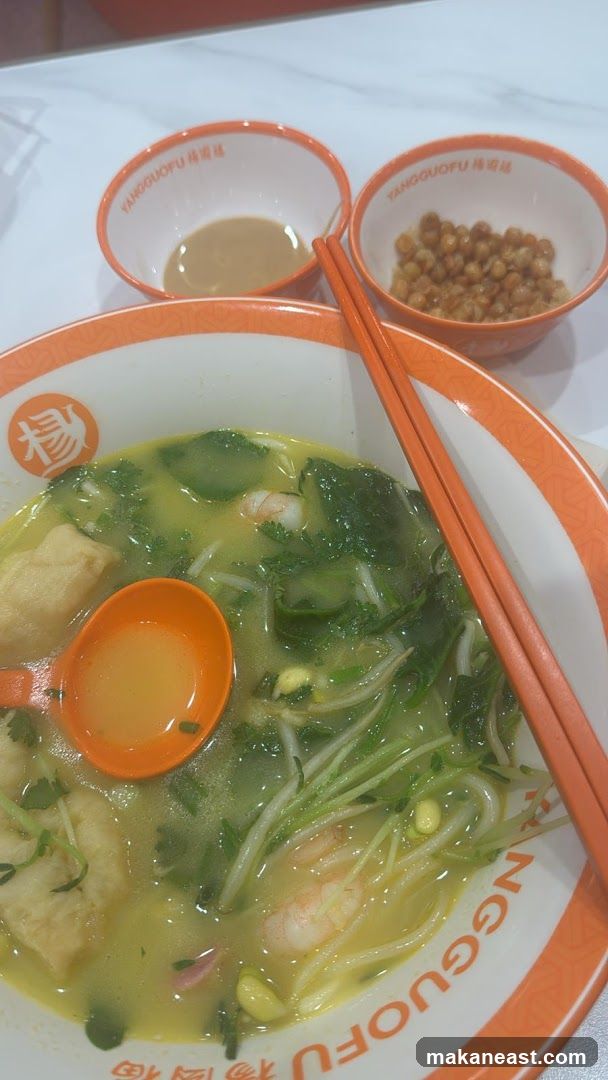 Noodle Soup with Shrimp
