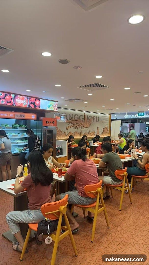 Restaurant Interior with Diners