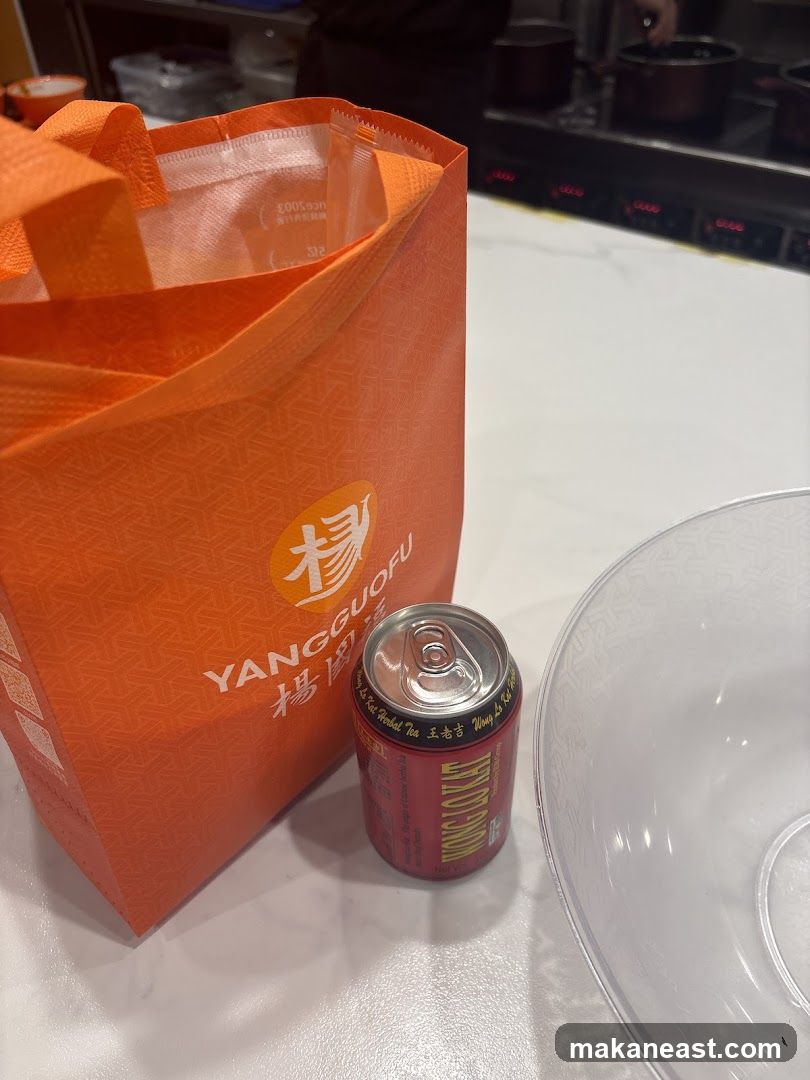 Beverage and Bag